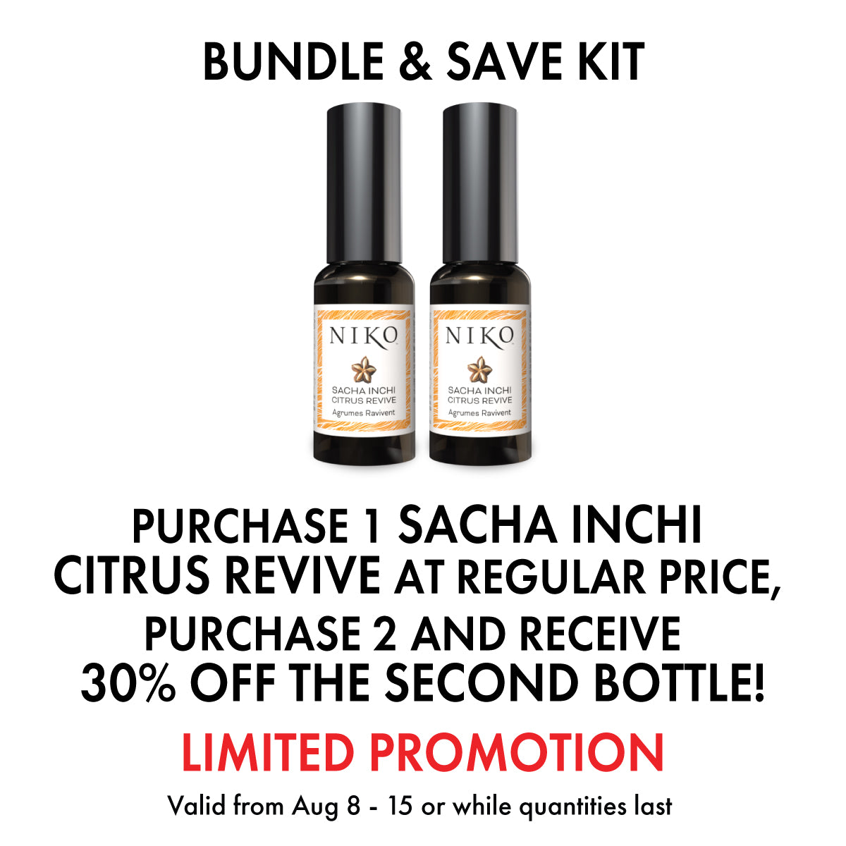 SACHA INCHI CITRUS REVIVE BUNDLE & SAVE KIT image 0