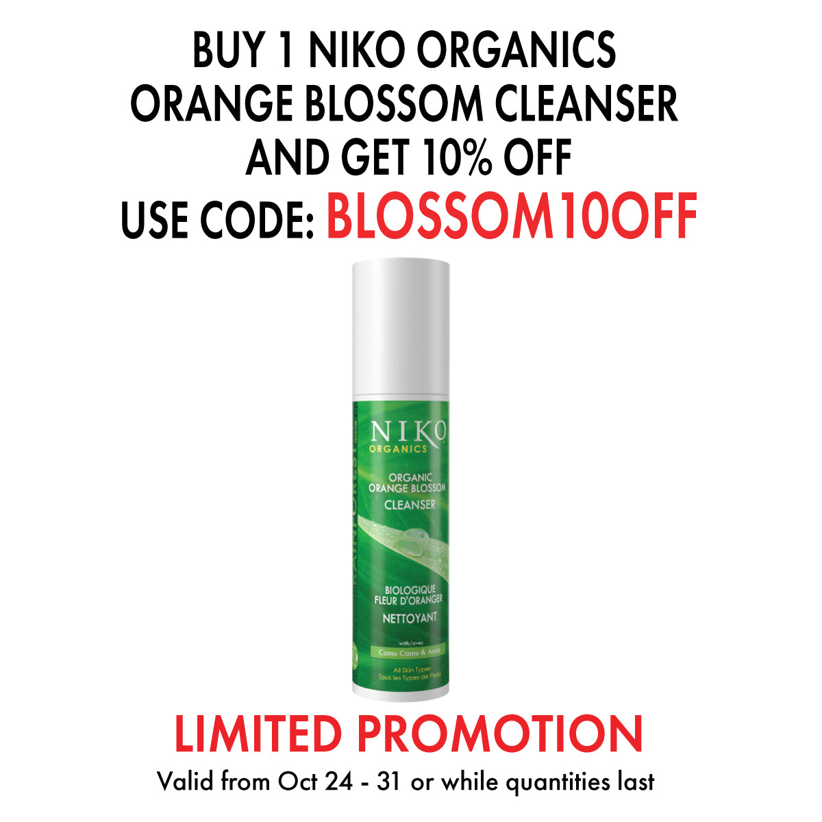 ORGANIC ORANGE BLOSSOM CLEANSER